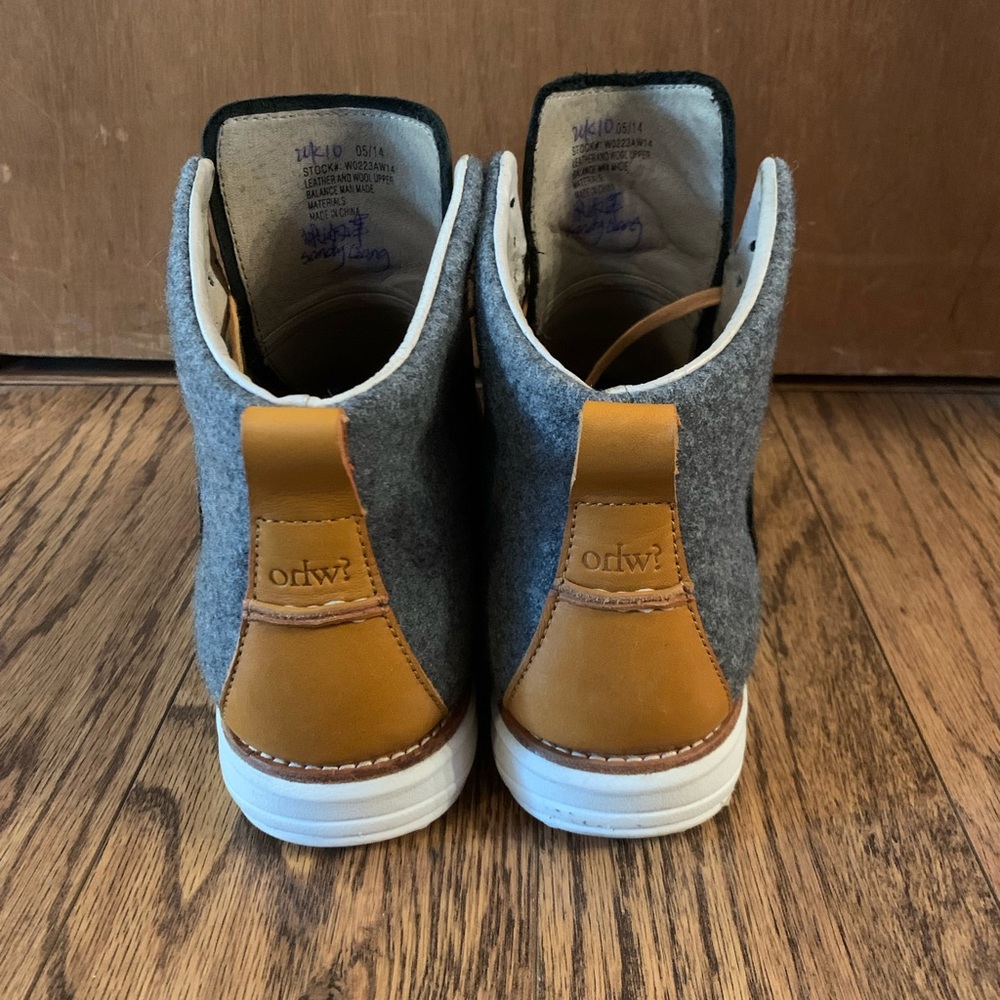 ohw? Leather and Wool Boots - Picture 4 of 6
